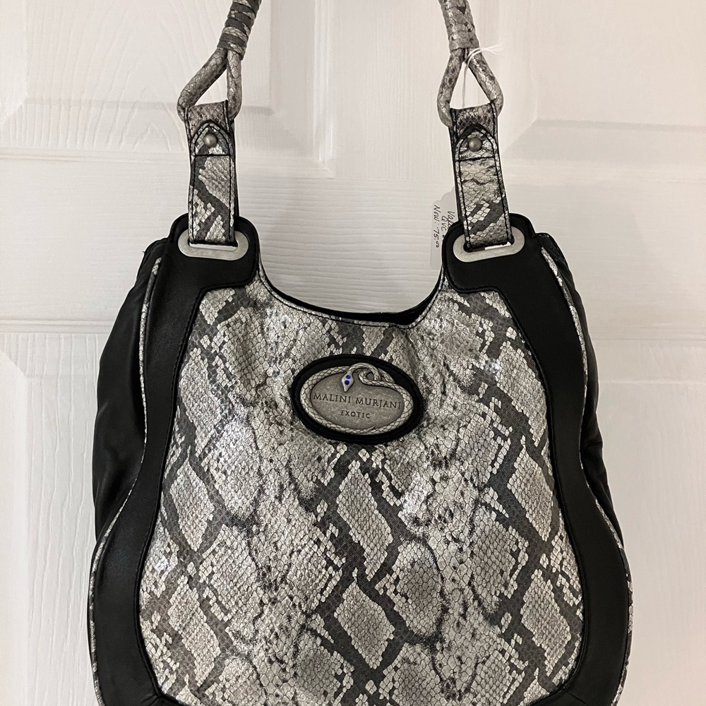 Exotic Malini Murjani Soft Leather and Python skin